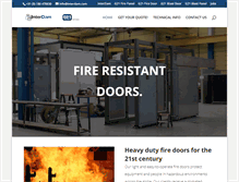 Tablet Screenshot of g21firedoor.com